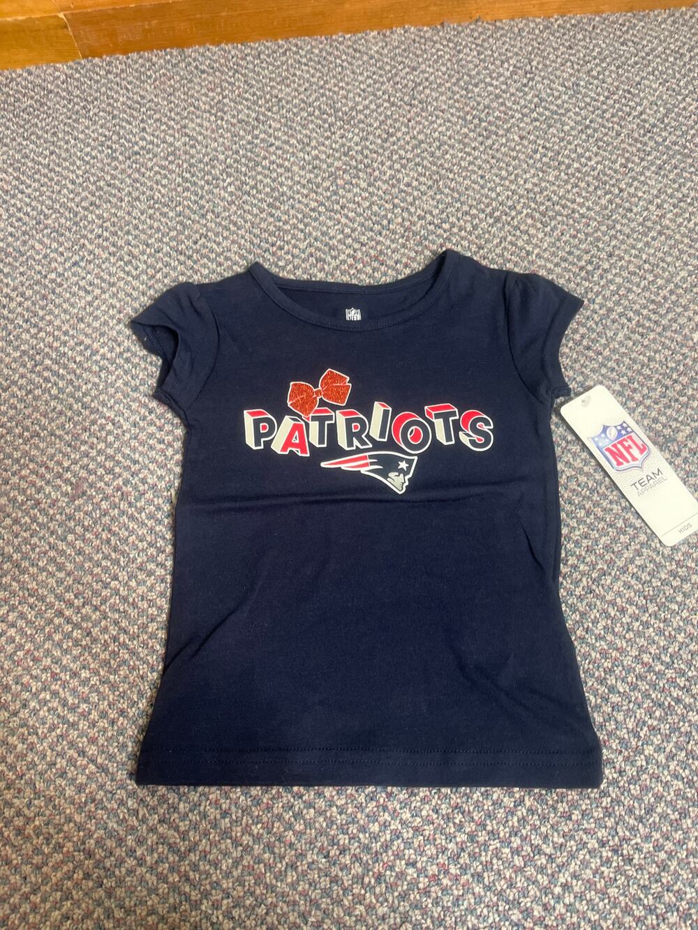 New England Patriots Toddler Blue Tee 2T